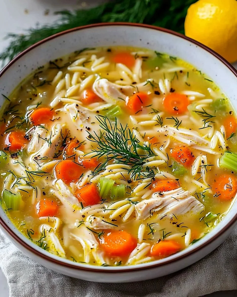 Greek Lemon Chicken Soup