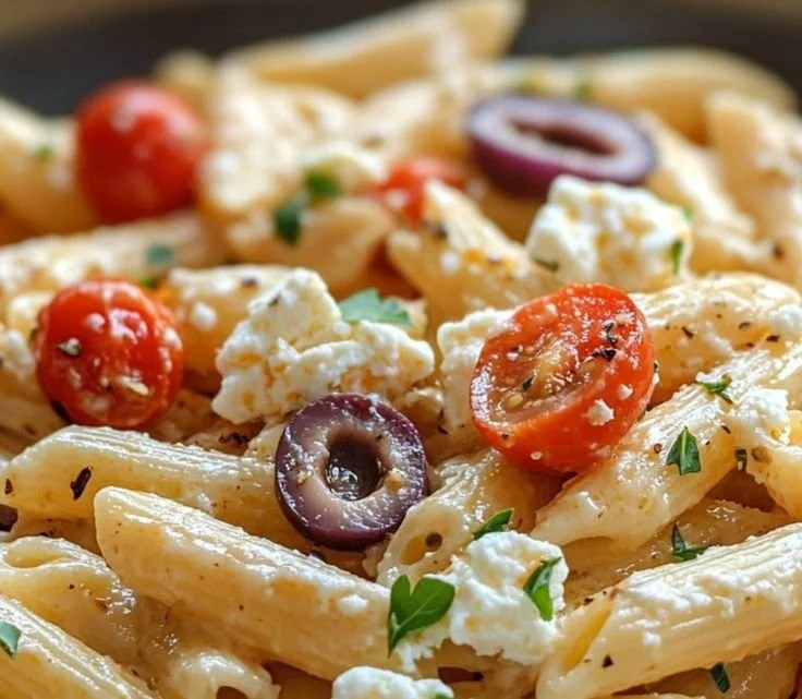 Greek Pasta with Feta