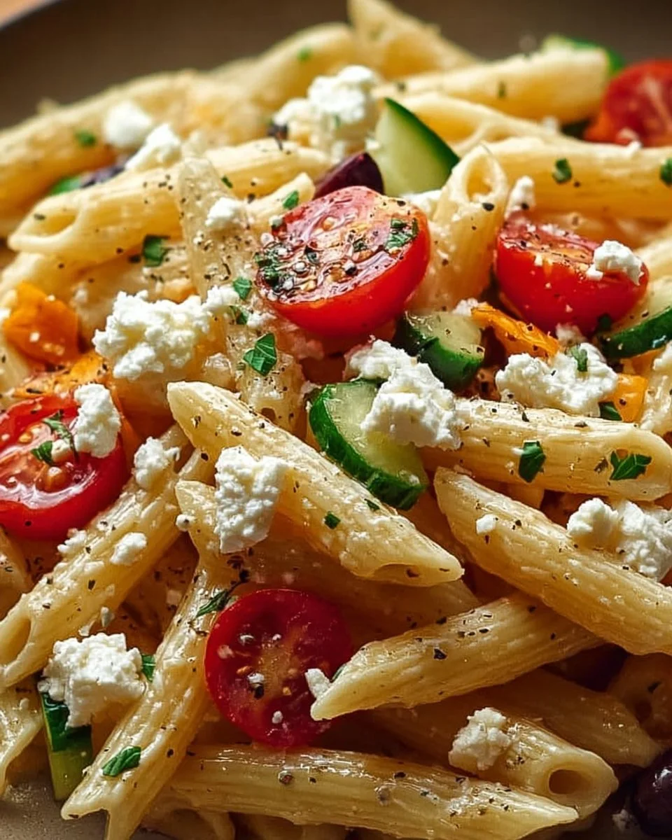 Greek Pasta with Feta