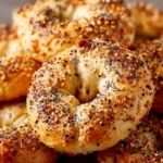 Freshly baked Greek yogurt bagels ready to enjoy as a healthy breakfast option