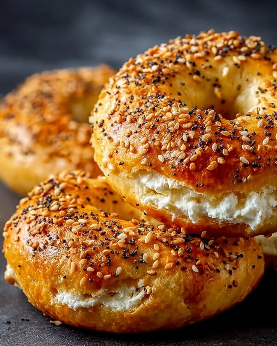 Greek Yogurt Bagels