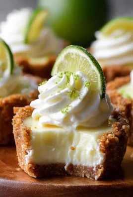 Heavenly no-bake mini key lime pies on a serving plate