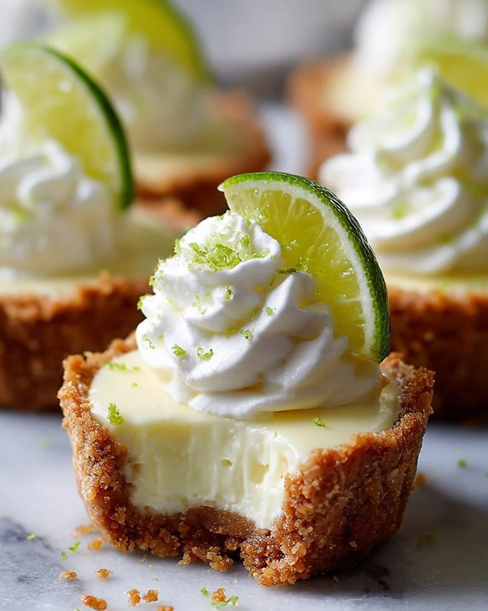 Heavenly No-Bake Mini Key Lime Pies