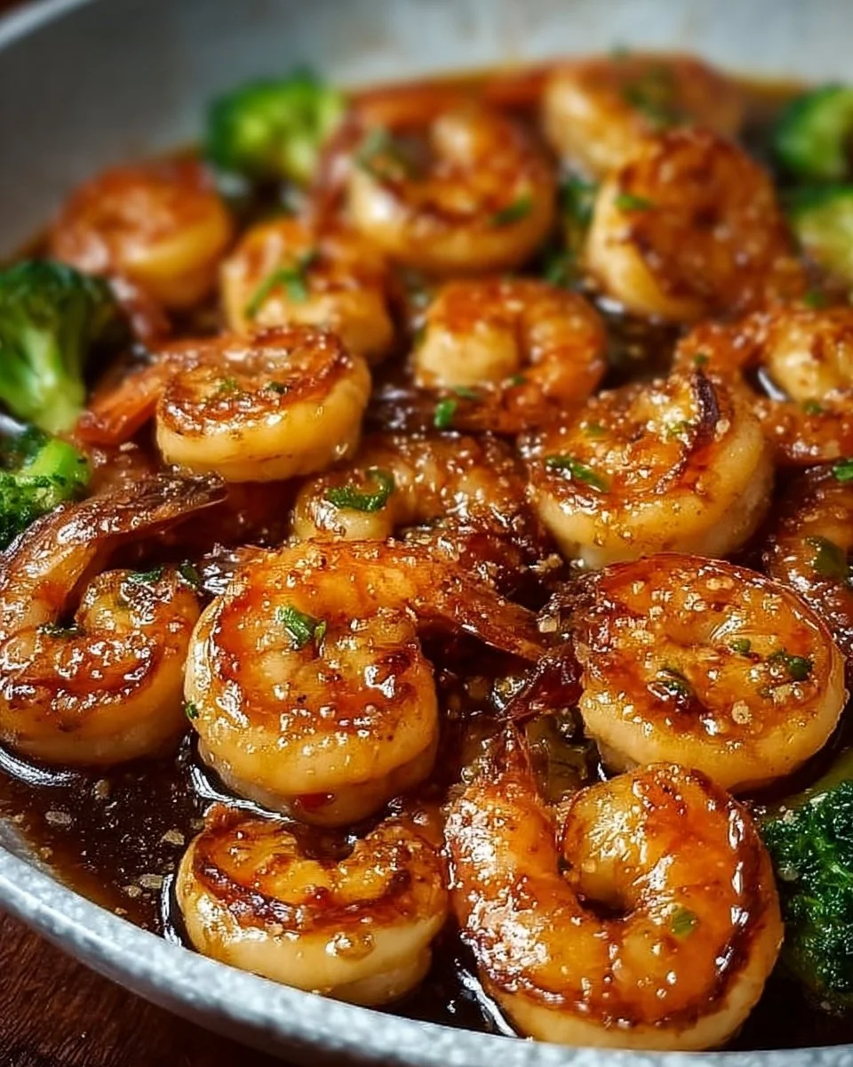 High-Protein Honey Garlic Shrimp