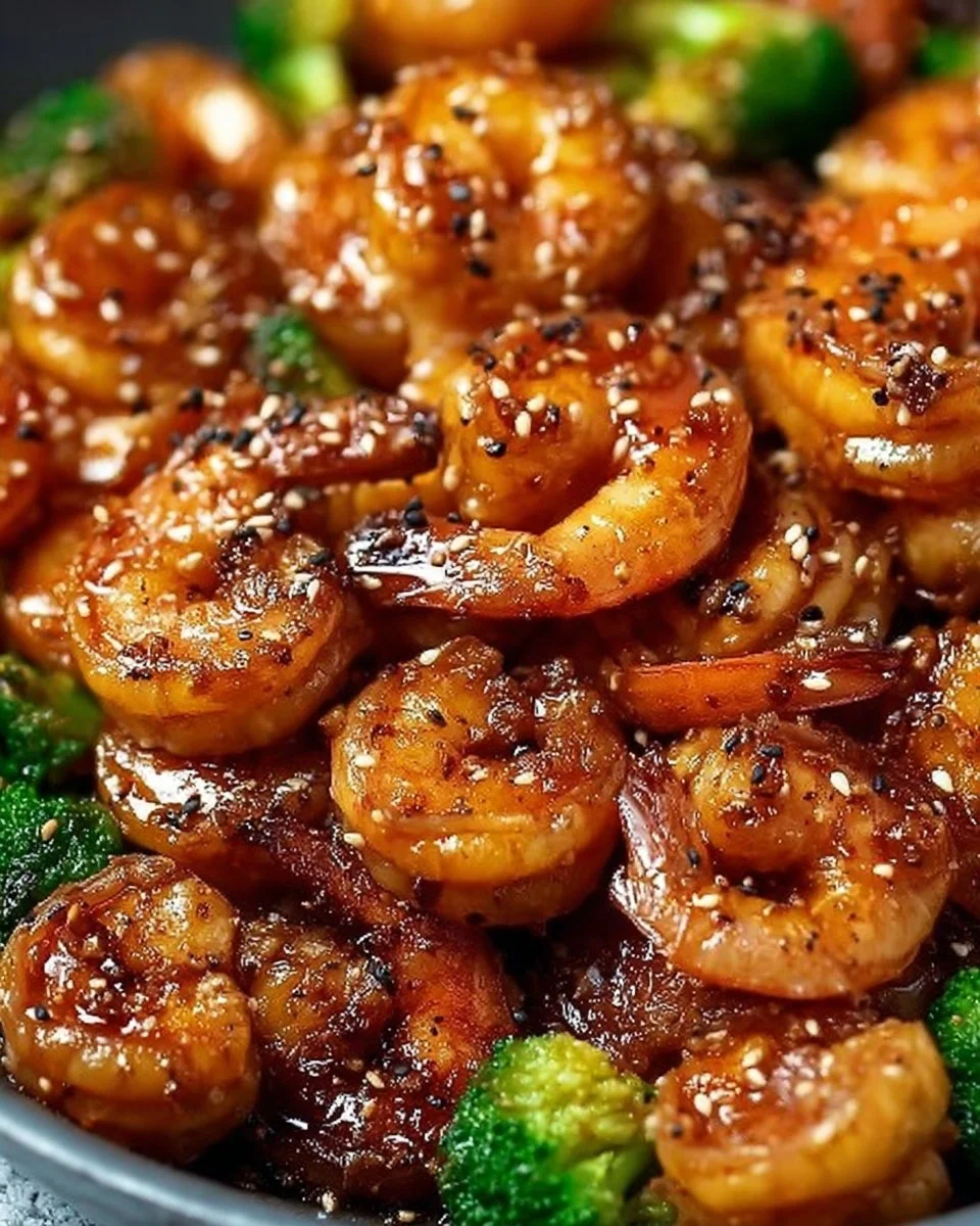 High-Protein Honey Garlic Shrimp
