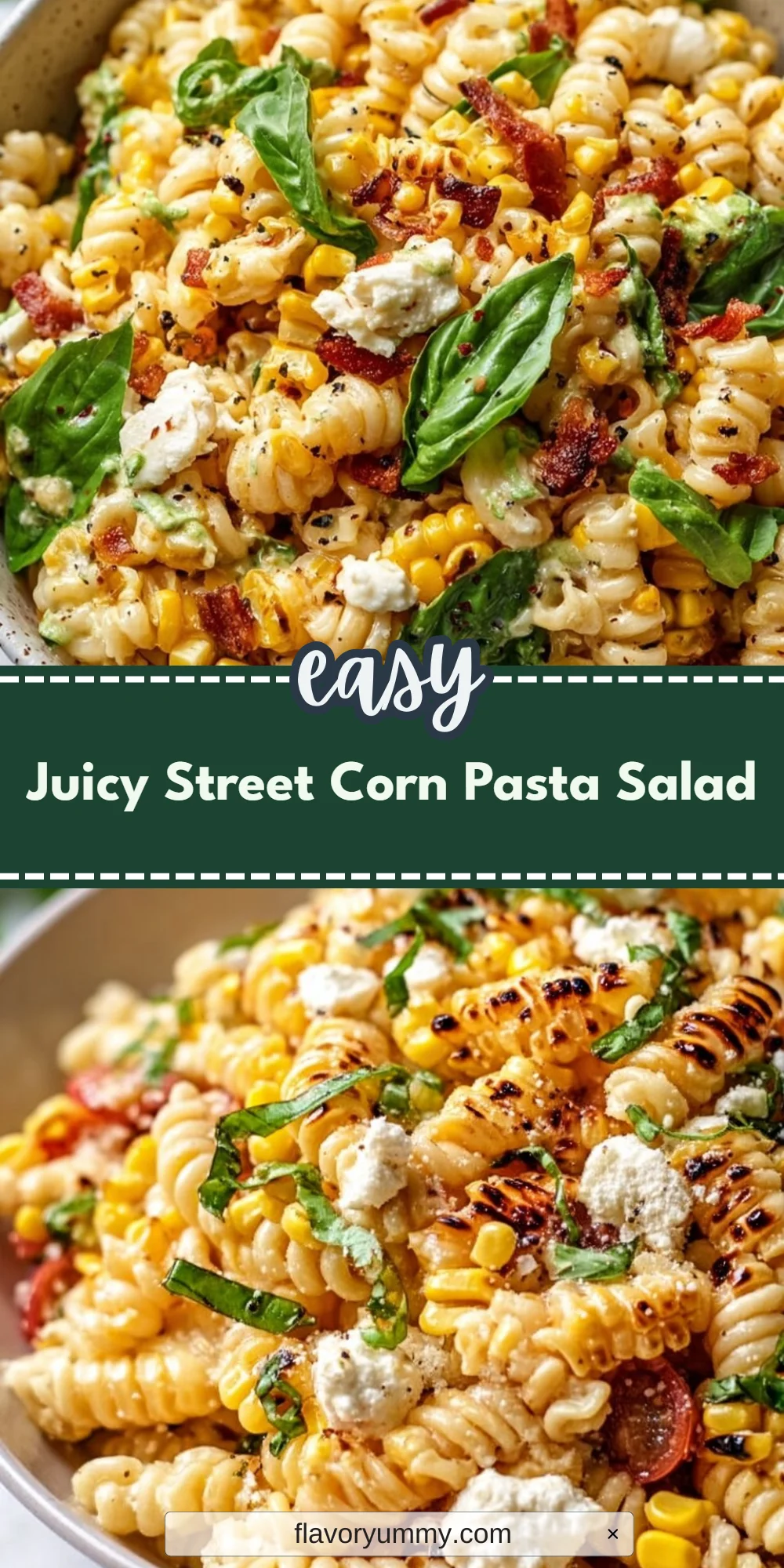 Juicy Street Corn Pasta Salad