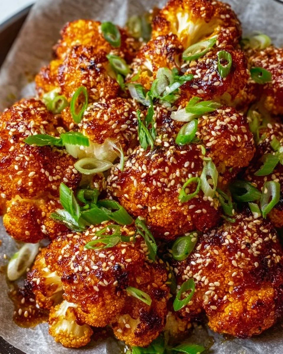 Korean Baked Cauliflower