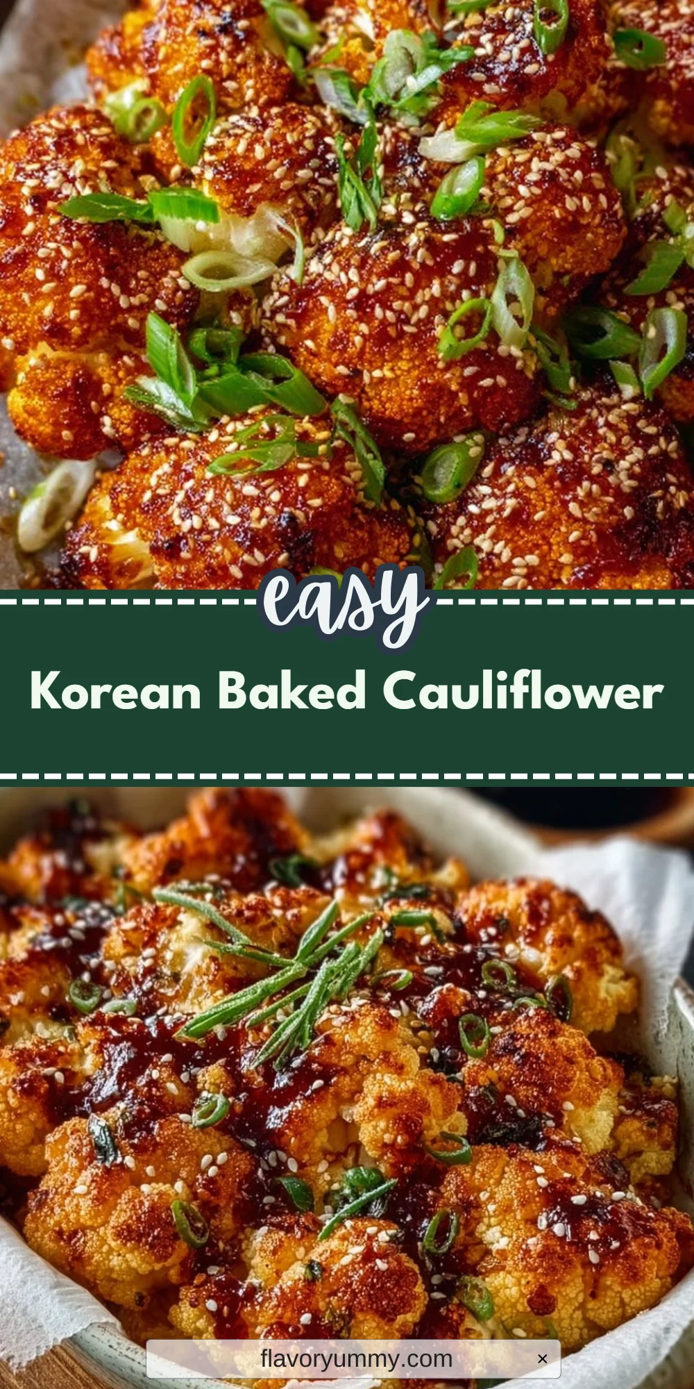 Korean Baked Cauliflower