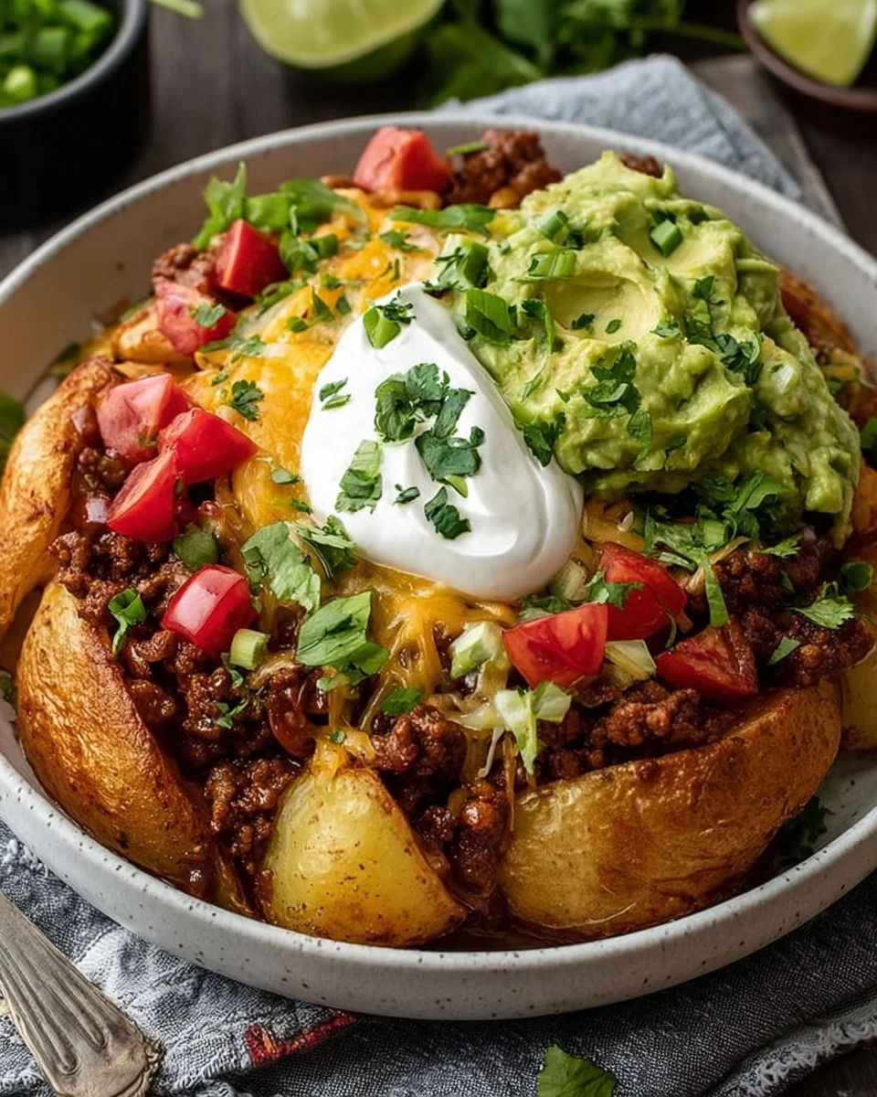 Loaded Potato Taco Bowl