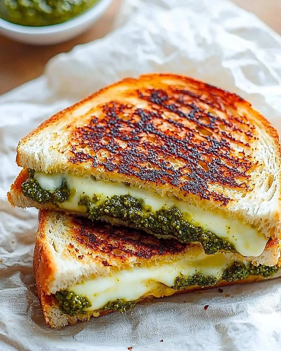 Pesto Grilled Cheese