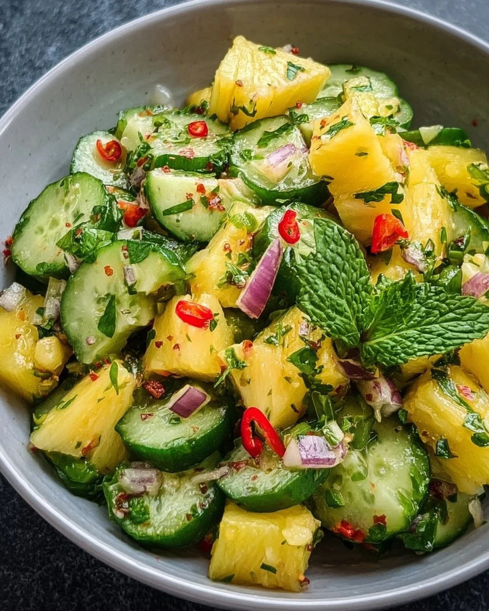 Pineapple Cucumber Salad