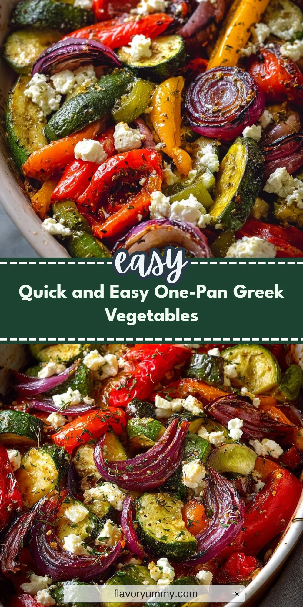 Quick and Easy One-Pan Greek Vegetables