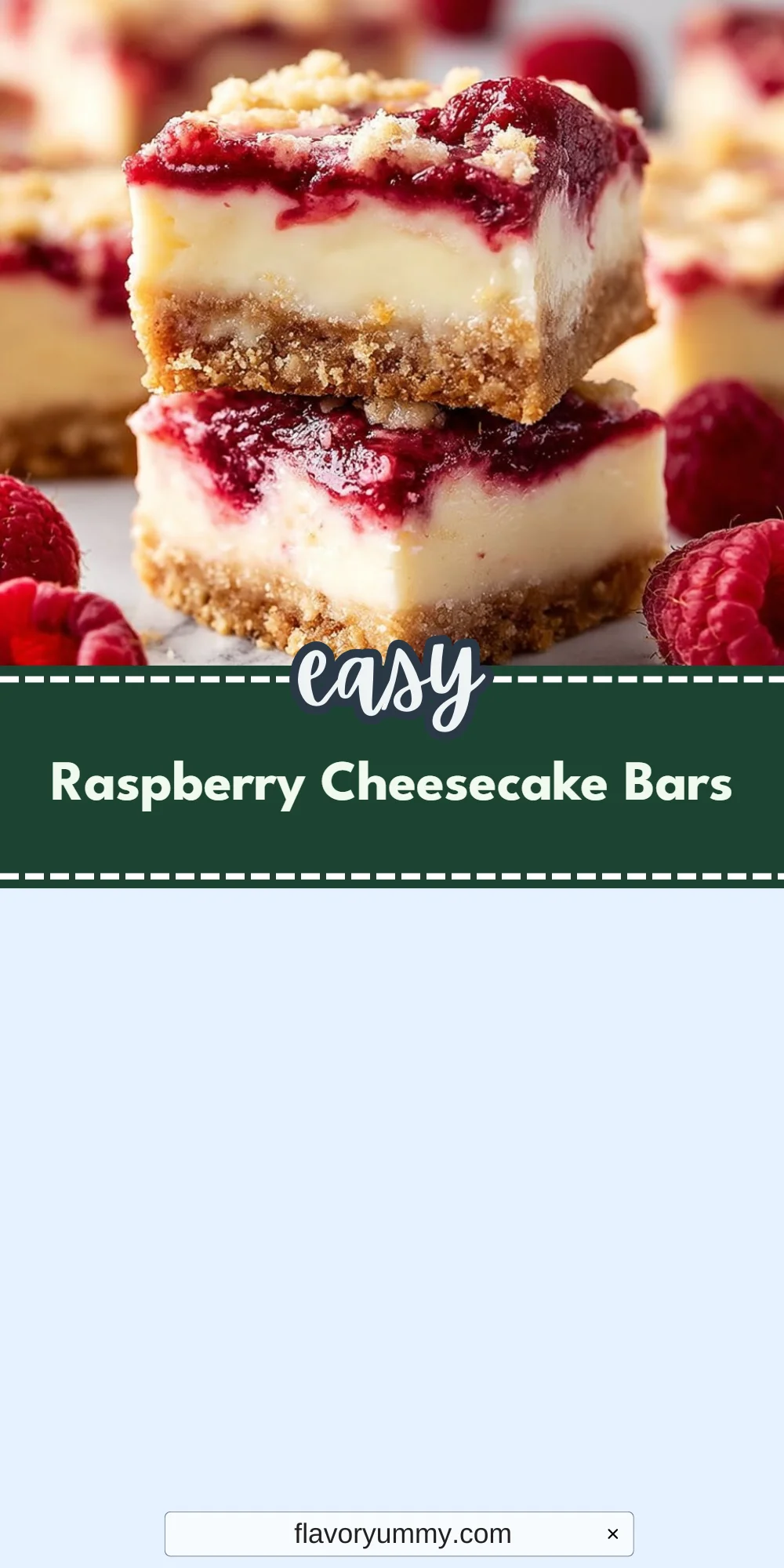 Raspberry Cheesecake Bars