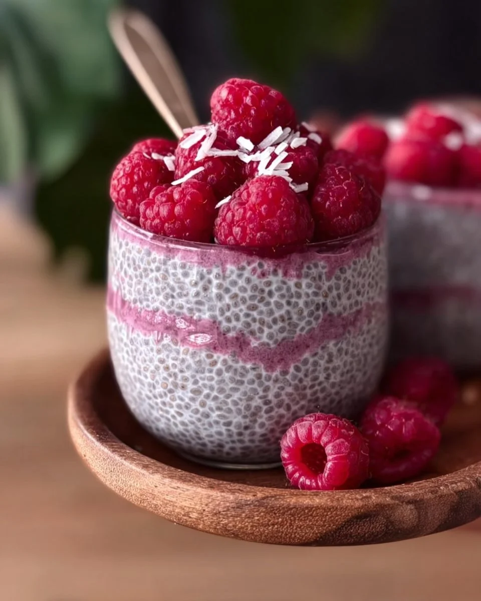 Raspberry Chia Pudding