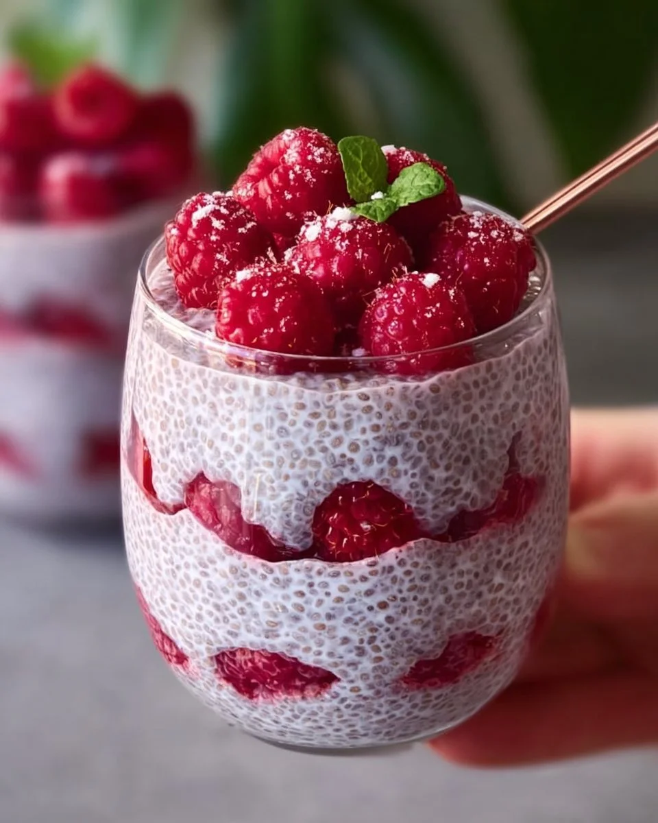 Raspberry Chia Pudding
