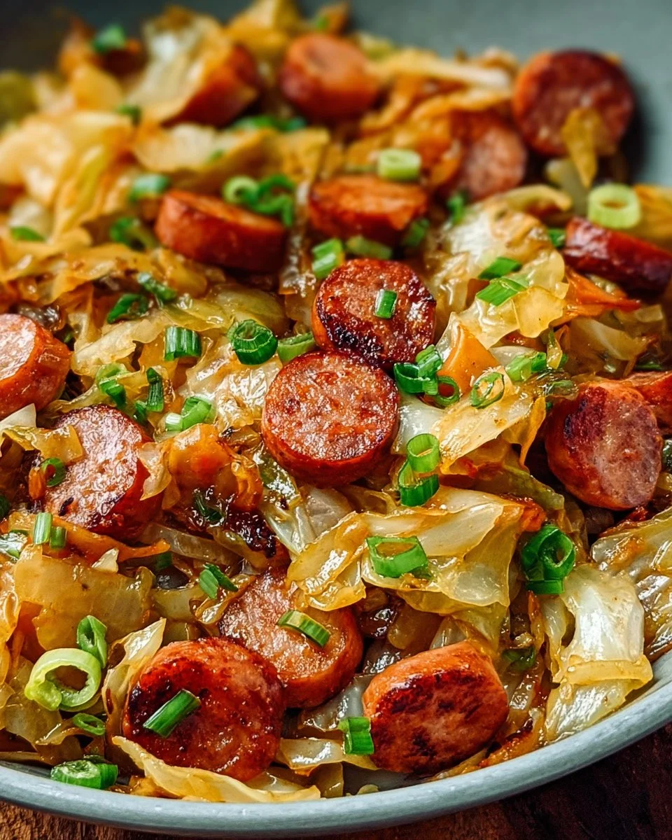 Sausage and Cabbage Stir Fry