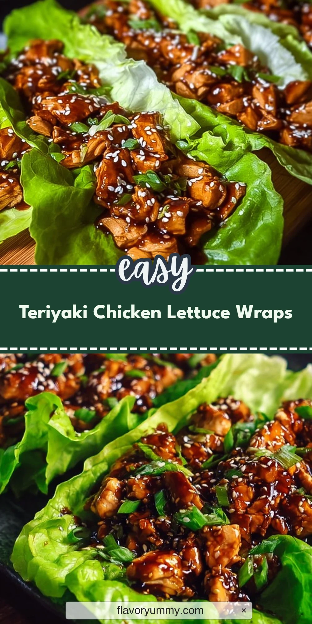 Teriyaki Chicken Lettuce Wraps