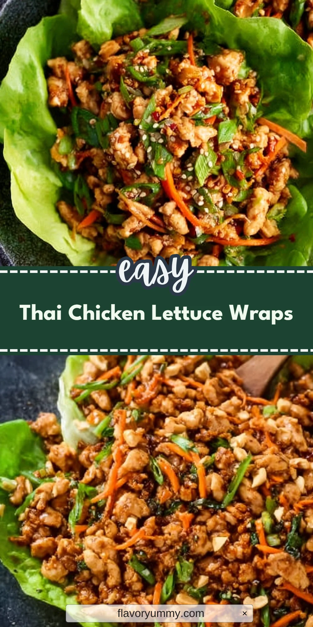 Thai Chicken Lettuce Wraps