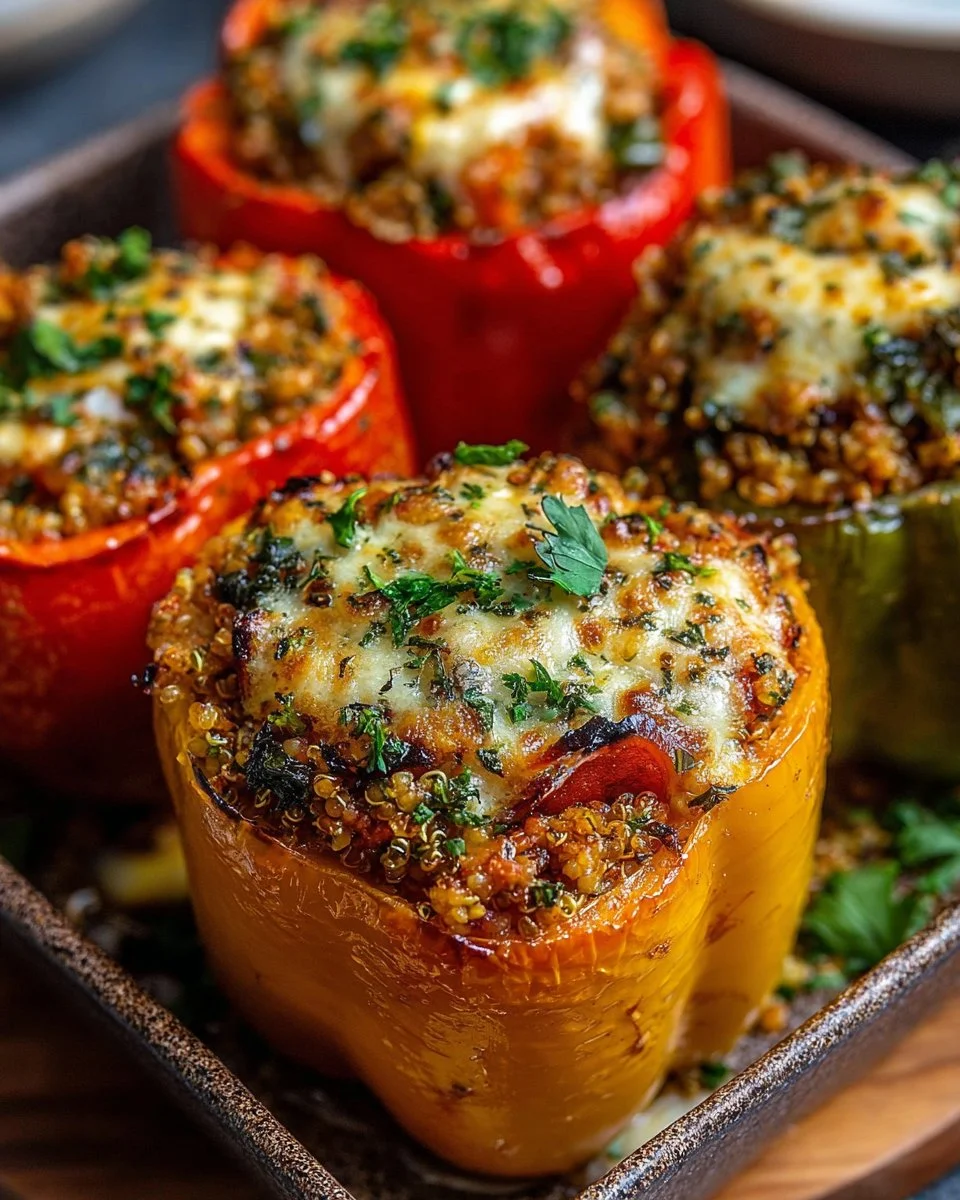 Vegetarian Stuffed Bell Peppers
