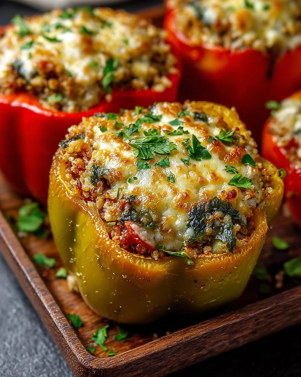 Vegetarian Stuffed Bell Peppers