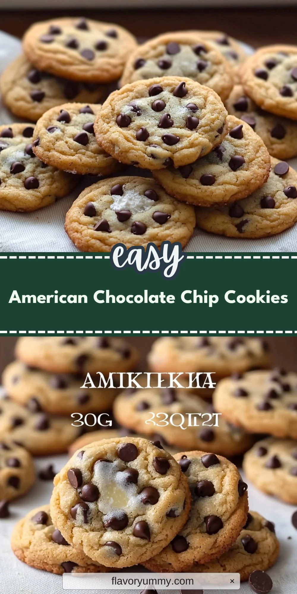American Chocolate Chip Cookies