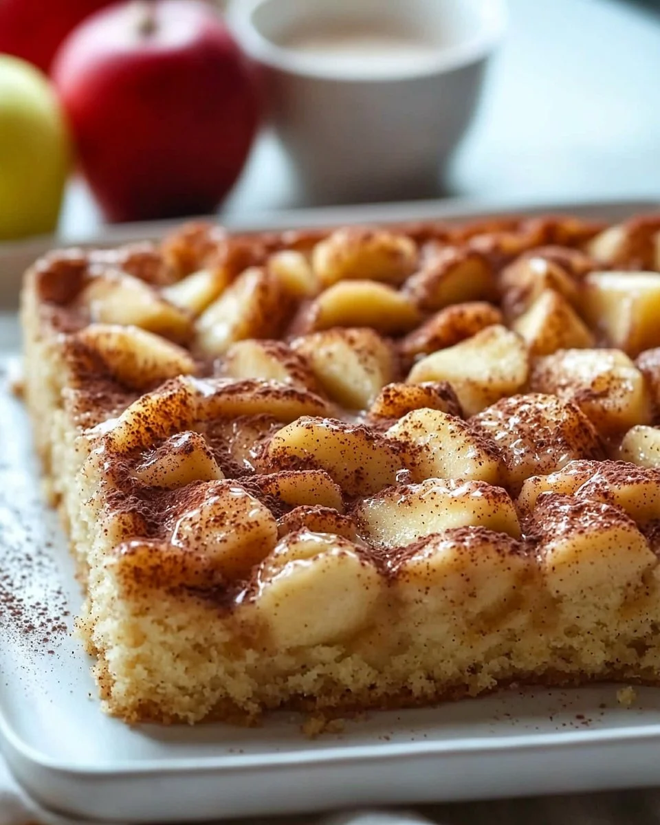 Apple Cinnamon Sheet Cake