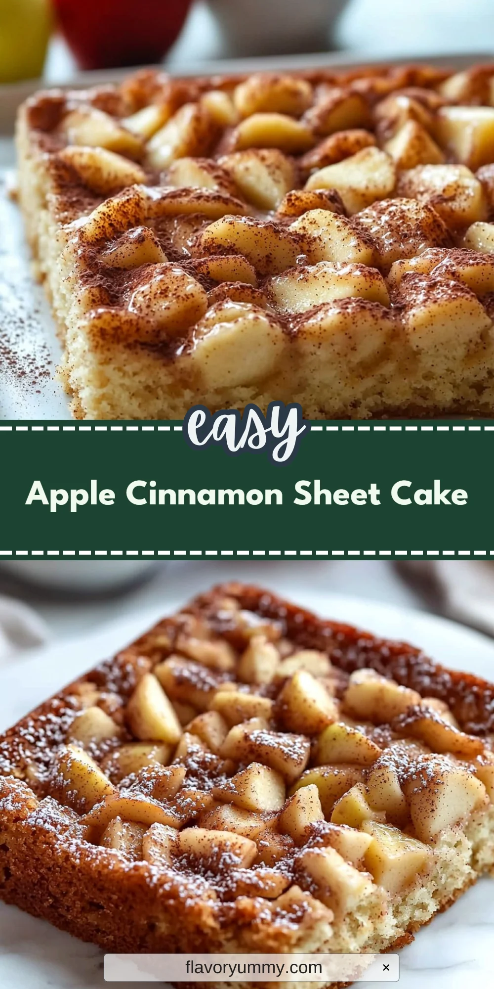 Apple Cinnamon Sheet Cake
