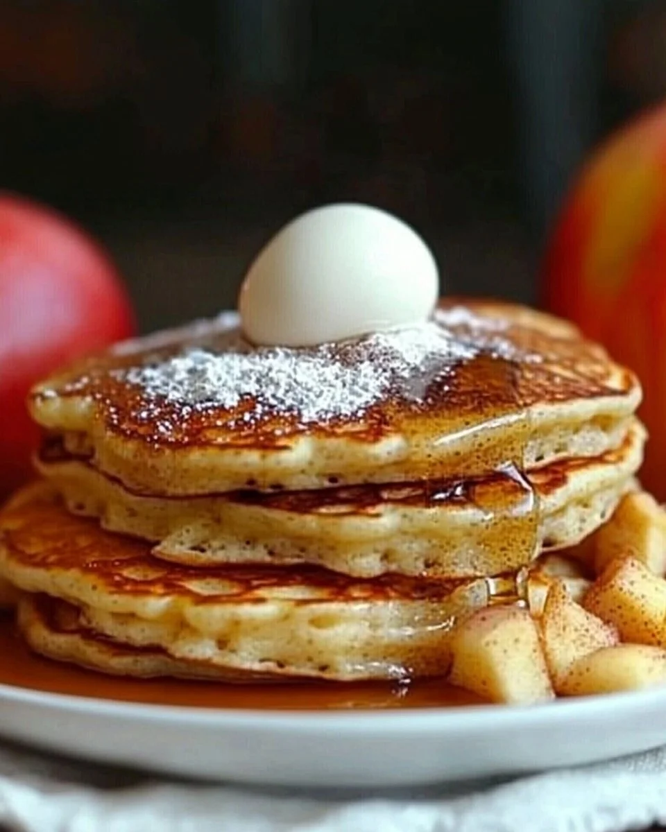 Apple Yogurt Pancakes