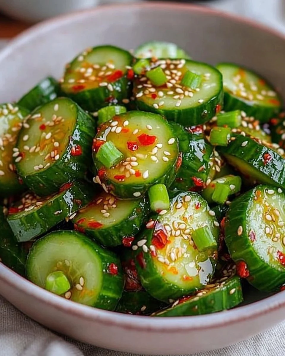 Asian Spicy Cucumber Salad