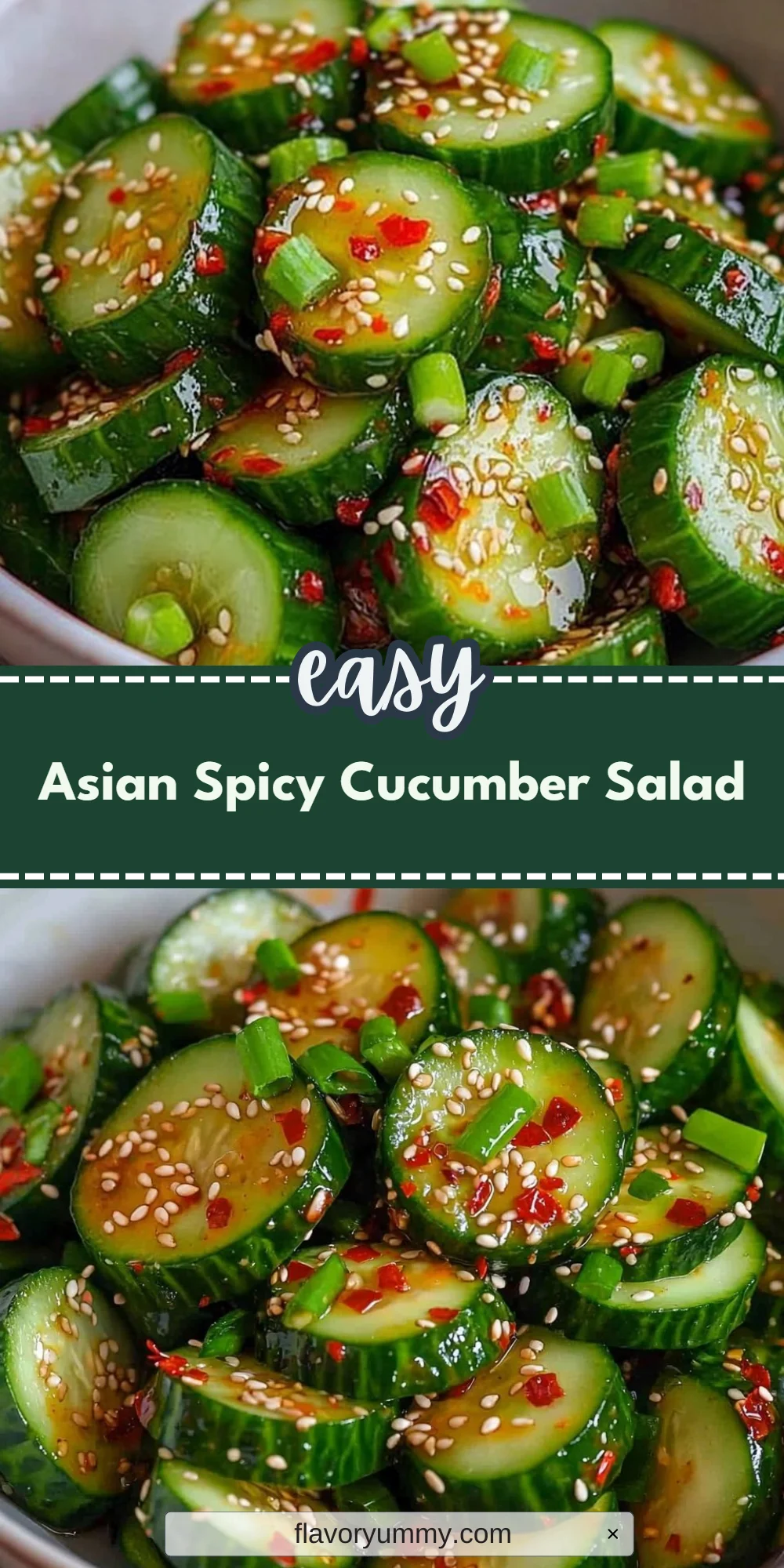 Asian Spicy Cucumber Salad