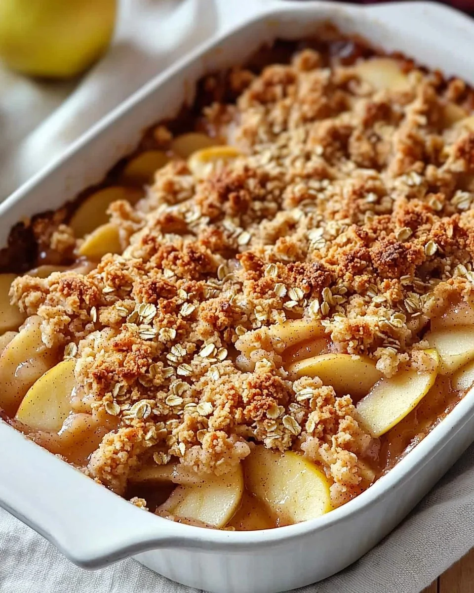 Baked Apple Crumble