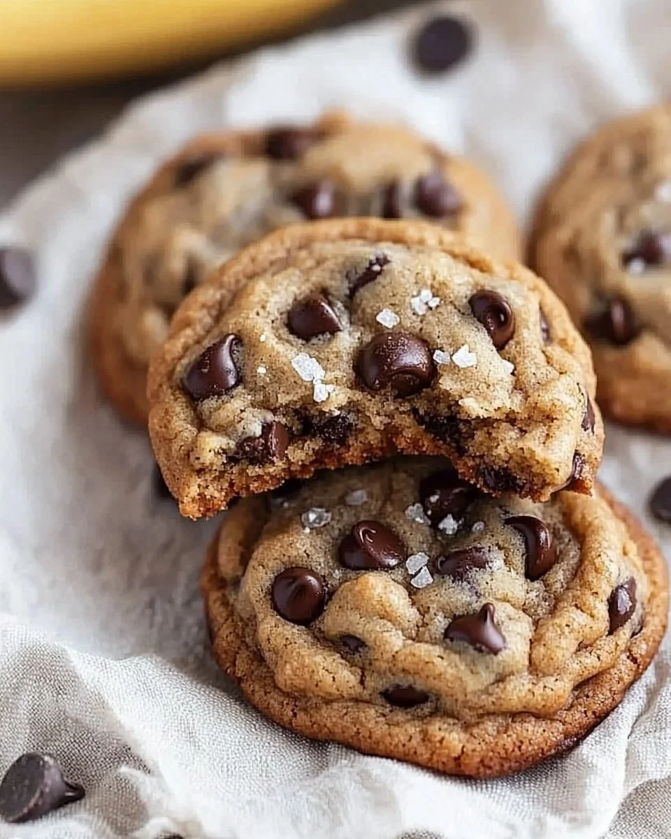 Banana Chocolate Chip Cookies