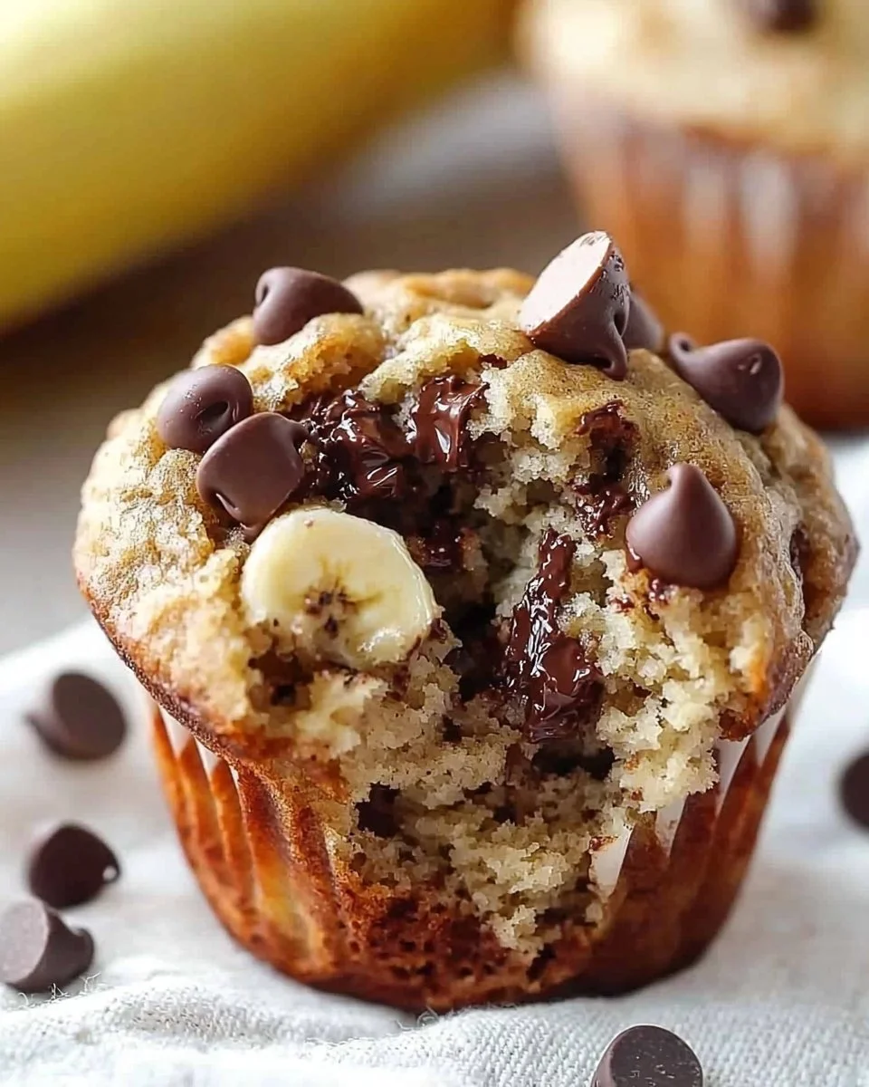 Banana Chocolate Chip Muffins