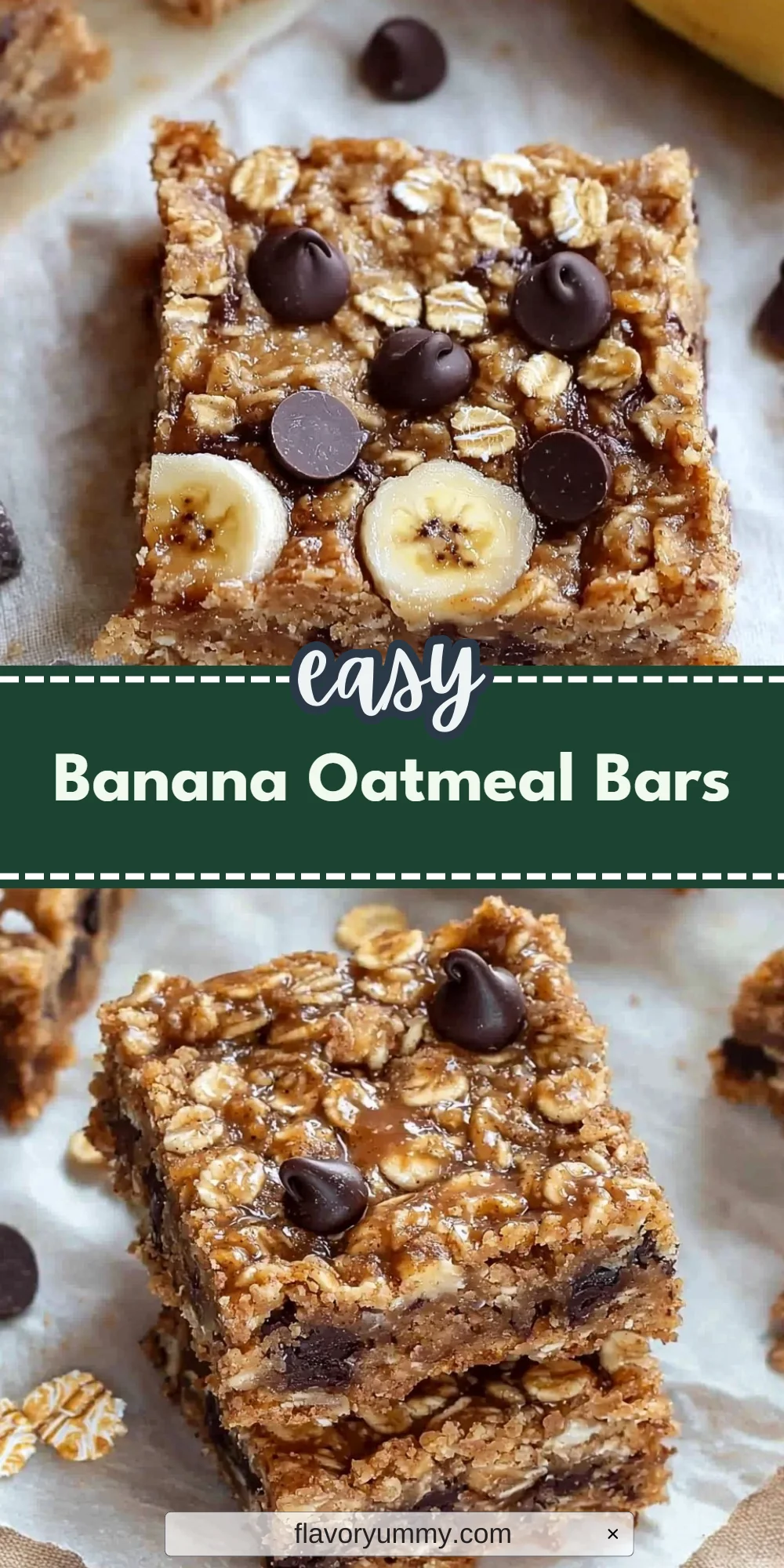Banana Oatmeal Bars