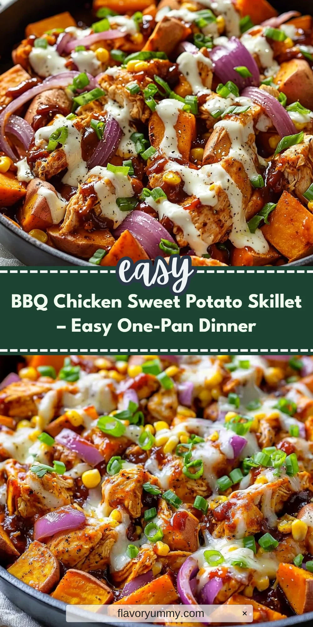 BBQ Chicken Sweet Potato Skillet – Easy One-Pan Dinner