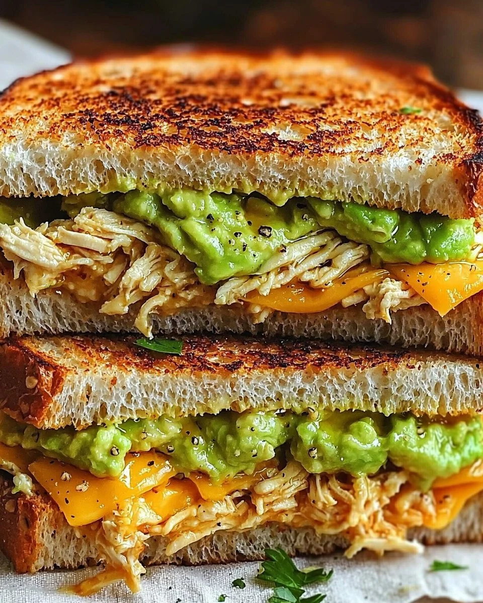 Chicken Avocado Melt Sandwich