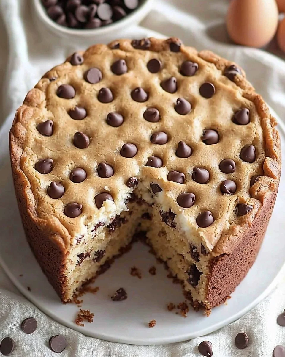 Chocolate Chip Cookie Cake