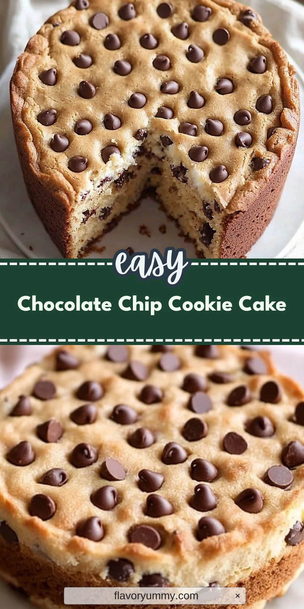 Chocolate Chip Cookie Cake