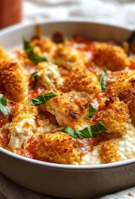 Cottage Cheese Chicken Parmesan Bowl topped with fresh herbs and cheese