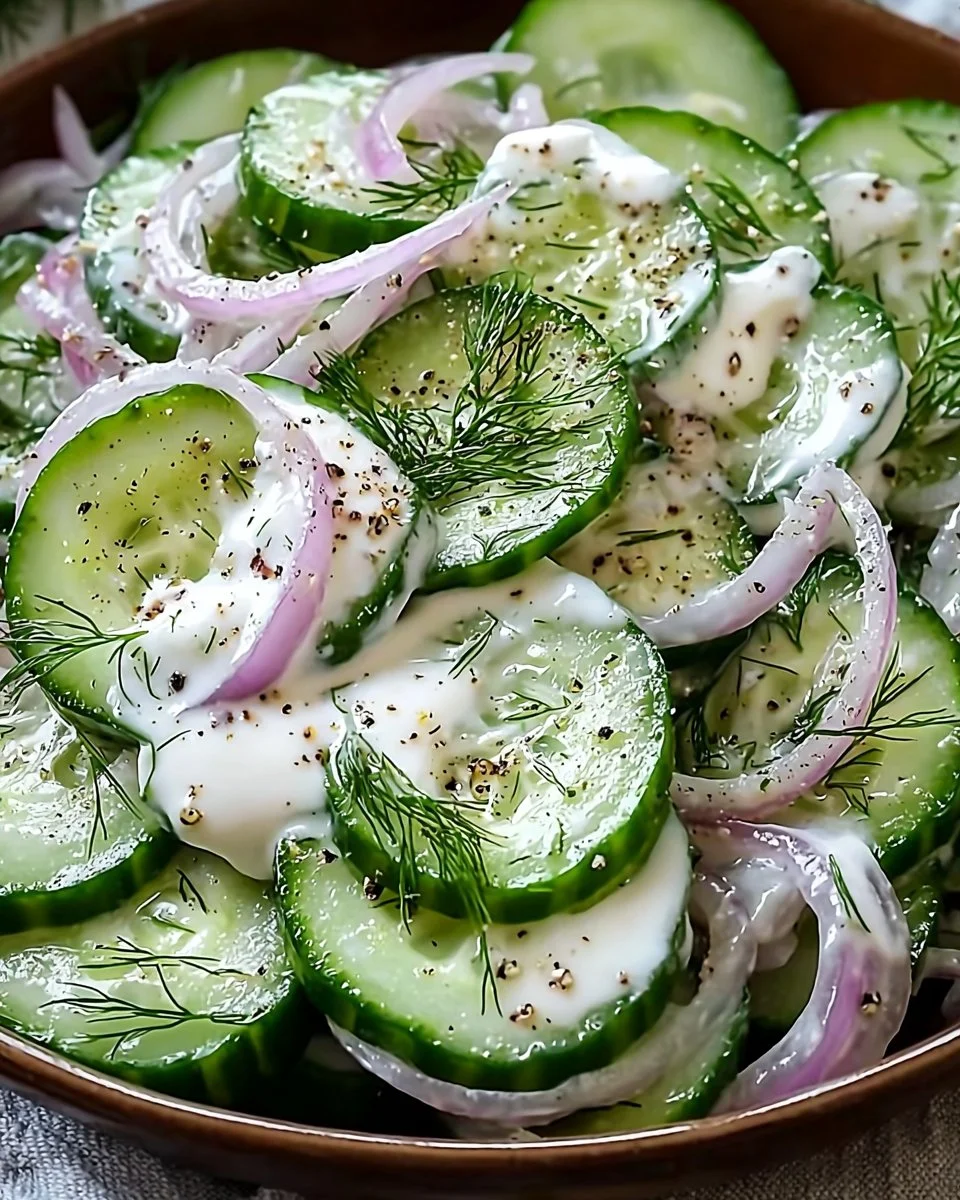 Creamy Cucumber Salad