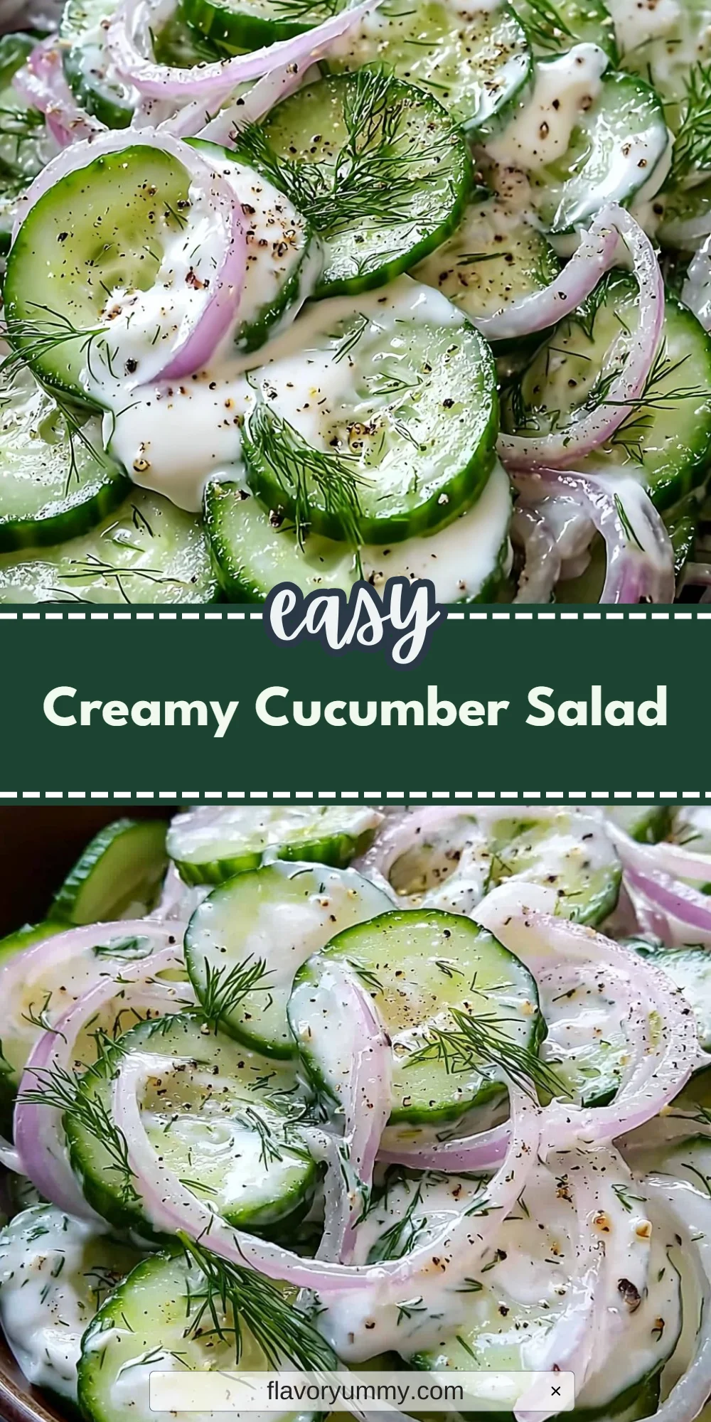 Creamy Cucumber Salad