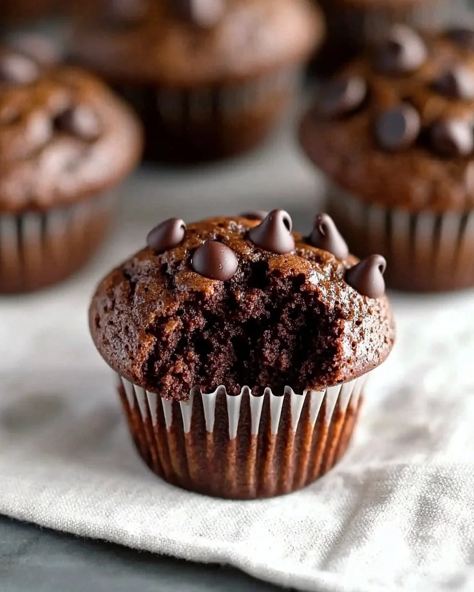 Double Chocolate Chip Muffins