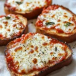Air fryer cottage cheese pizza toast topped with fresh ingredients