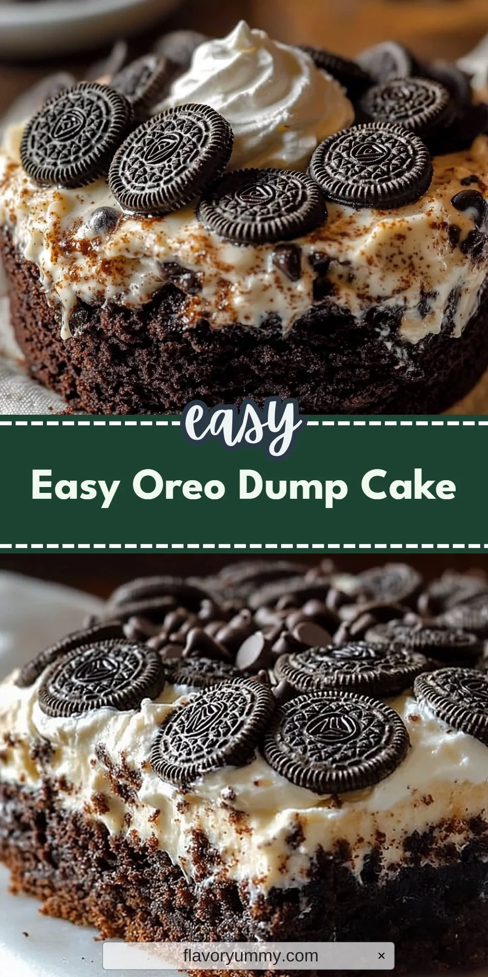 Easy Oreo Dump Cake