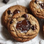 Delicious espresso chocolate chip cookies fresh out of the oven.