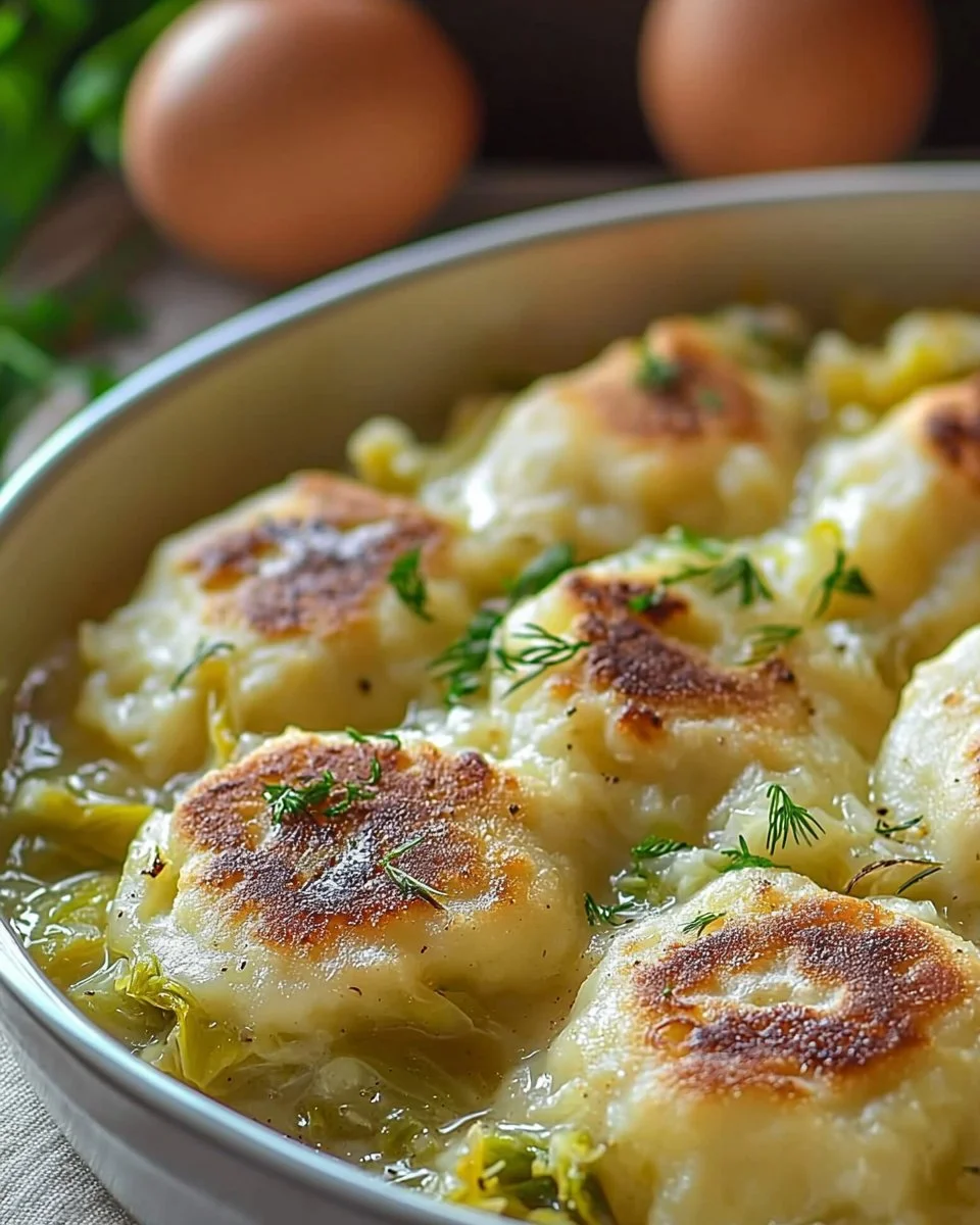 German Cabbage Dumpling Supper