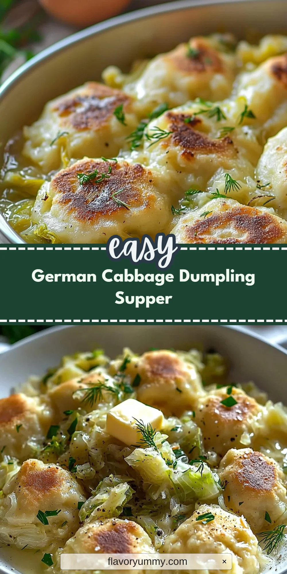 German Cabbage Dumpling Supper
