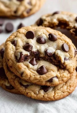 Giant chocolate chip cookies fresh from the oven, soft and delicious