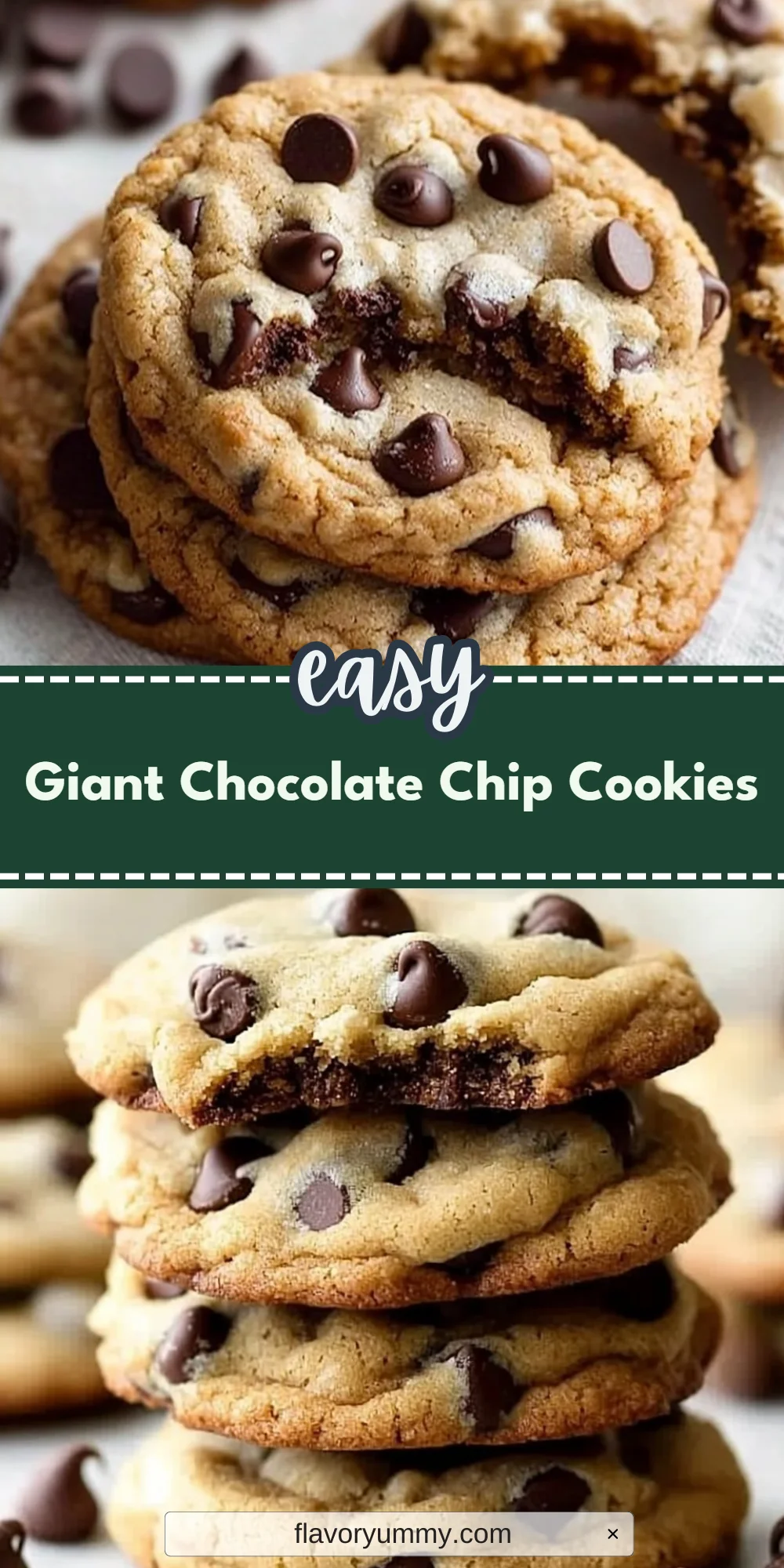 Giant Chocolate Chip Cookies