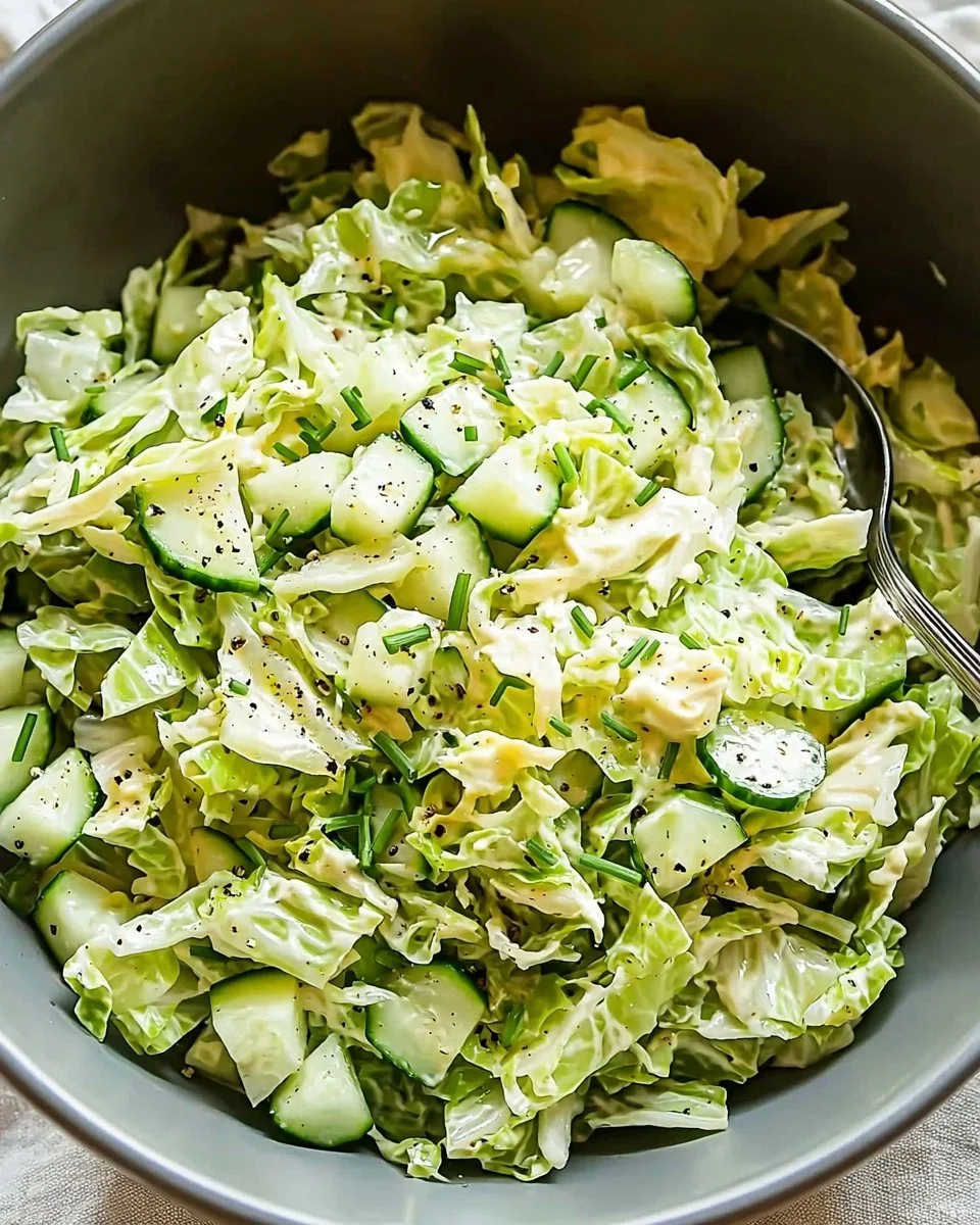 Green Goddess Cabbage Salad
